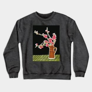 Rustic Vase of Flowers Crewneck Sweatshirt